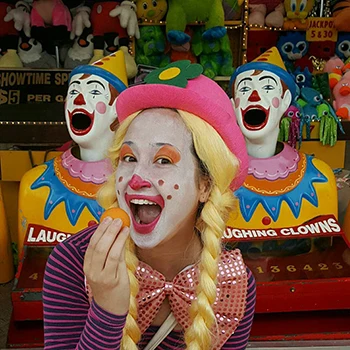 Olive The Clown at the Show